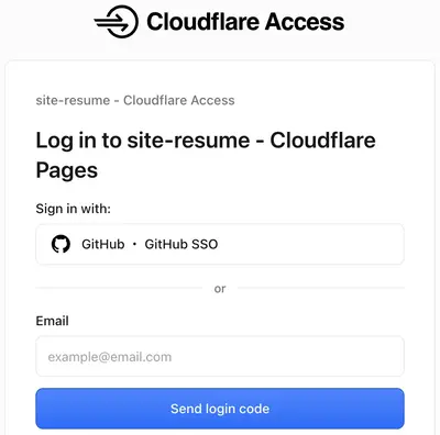 Zero trust with GitHub SSO